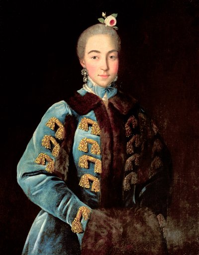 Porträt der Gräfin Anna Scheremetjewa, ca. 1768 von Ivan Petrovich Argunov